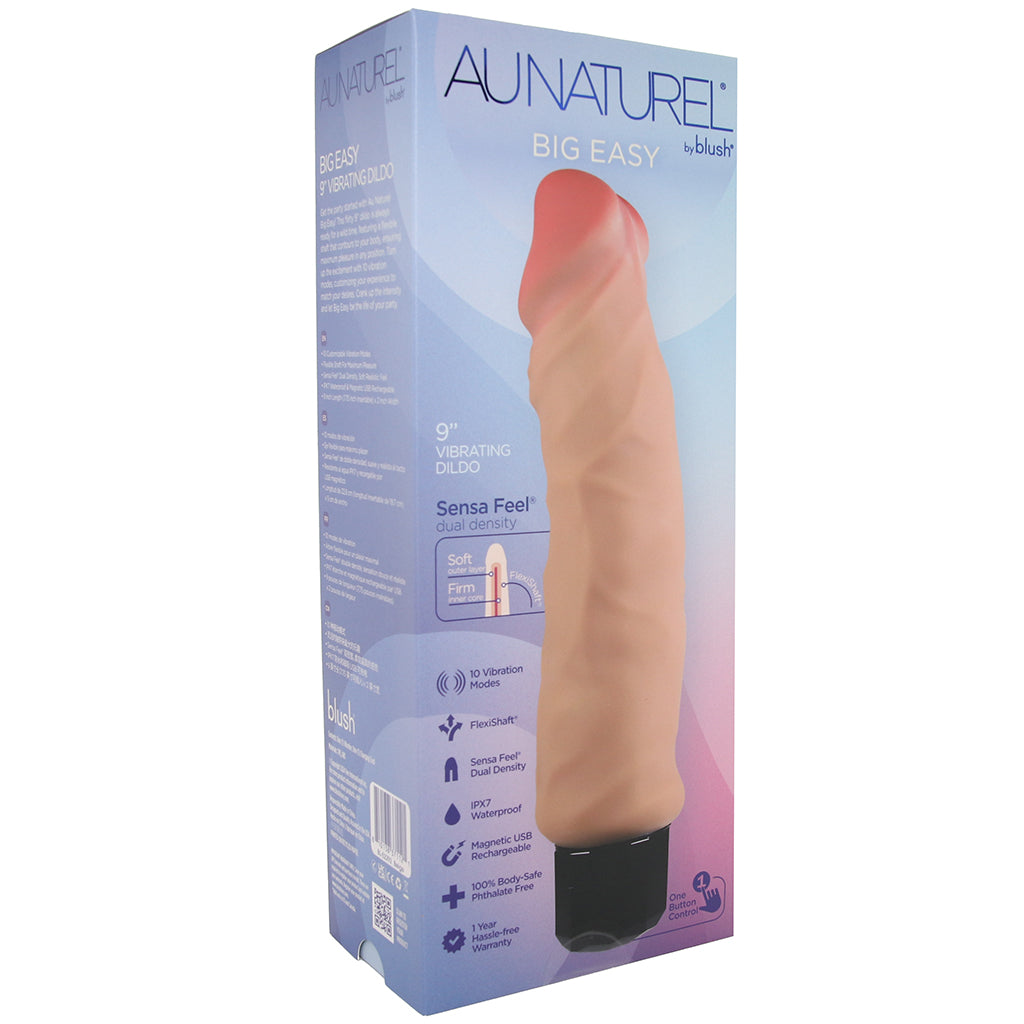 Blush Au Naturel Big Easy 9 Inch Realistic Vibe - Vibrators - HoneyHugs Canada (View 9)