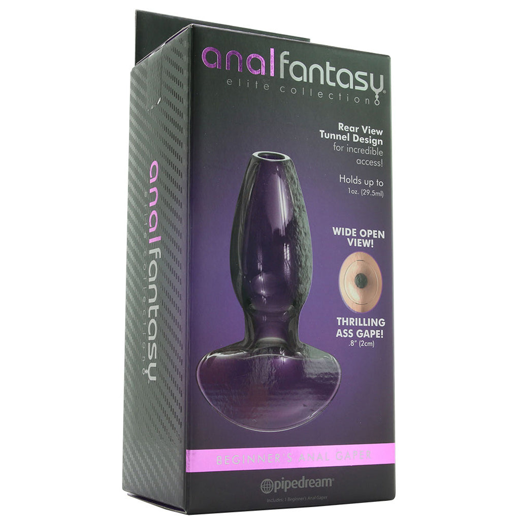 Anal Fantasy: The Beginner's Crystal Hollow Glass Gaper - Luxurious Anal Exploration