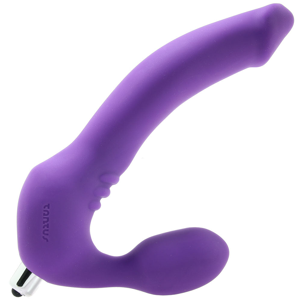 Tantus Strapless Original Double Vibrating Dildo in Violet - Vibrators - HoneyHugs Canada (View 3)