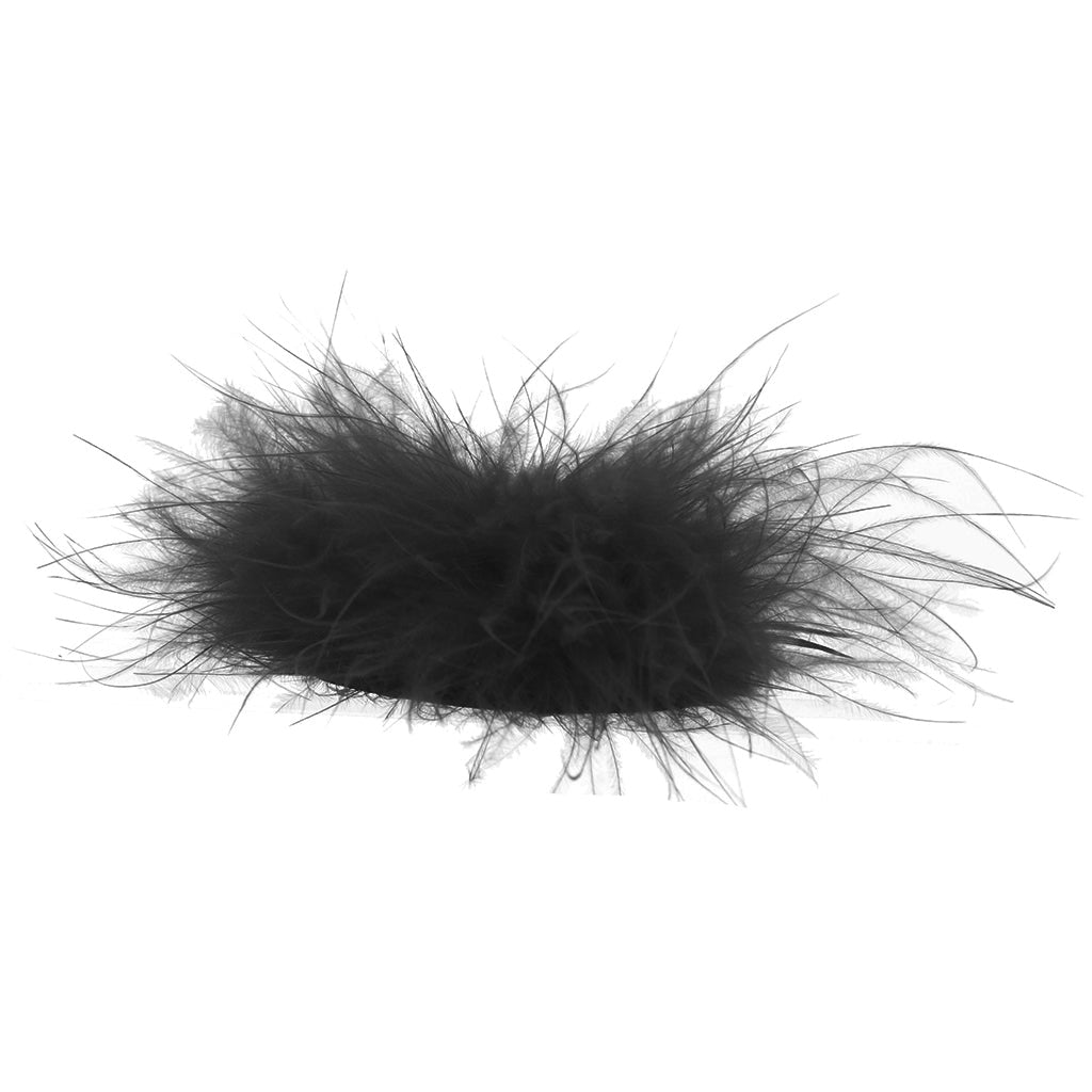 Nipple Couture Black Marabou Feather Covers - Reusable Adornments for Daring Style