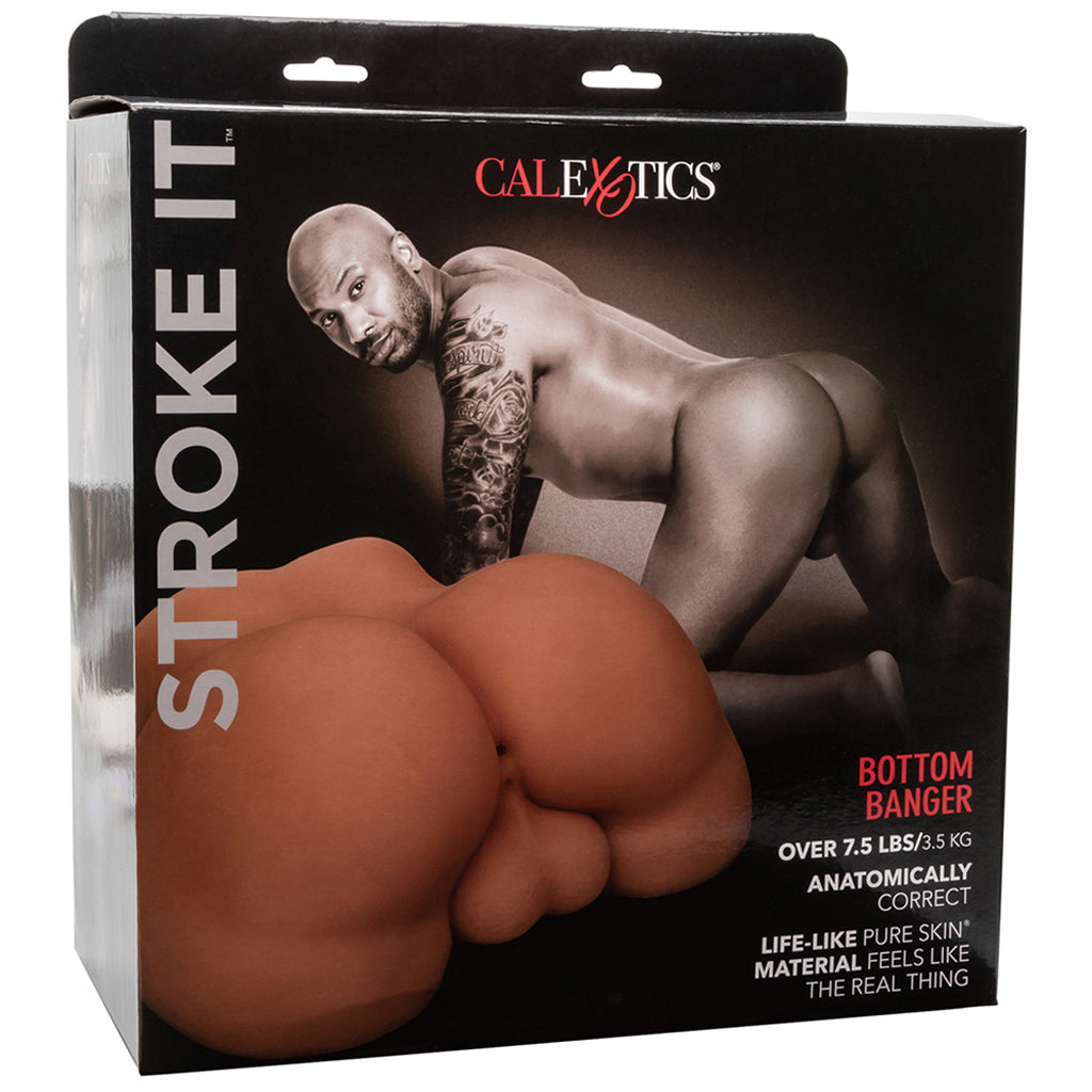 Stroke It Bottom Banger Masturbator in Brown
