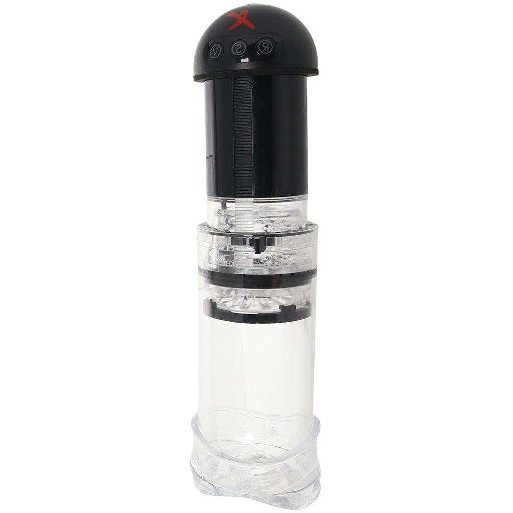Pipedream Extreme Toyz PDX Elite Extender Pro Vibrating Pump Stroker - Male Masturbators - HoneyHugs Canada (View 3)