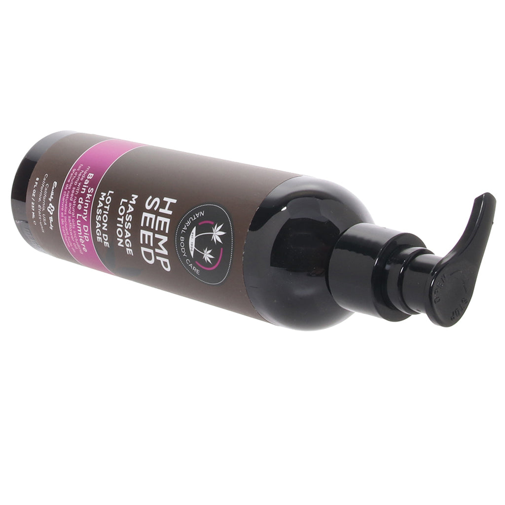 Hemp Seed Massage Lotion 8oz/237ml in Skinny Dip