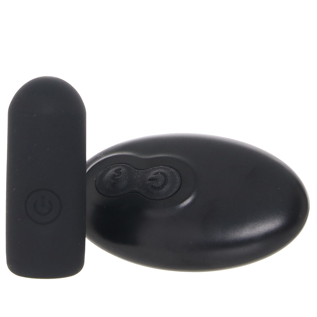 PDX Double Pounder Vibrating Squeeze Stroker in Brown