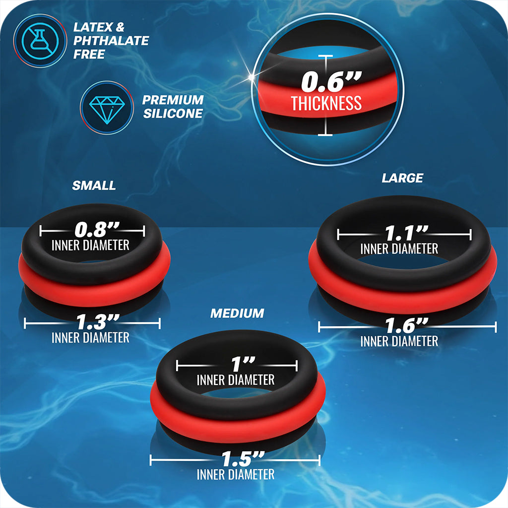 Elevate Your Experience: JOCK Enhancers 2-in-1 Silicone C-Ring Set for Personalized Pleasure