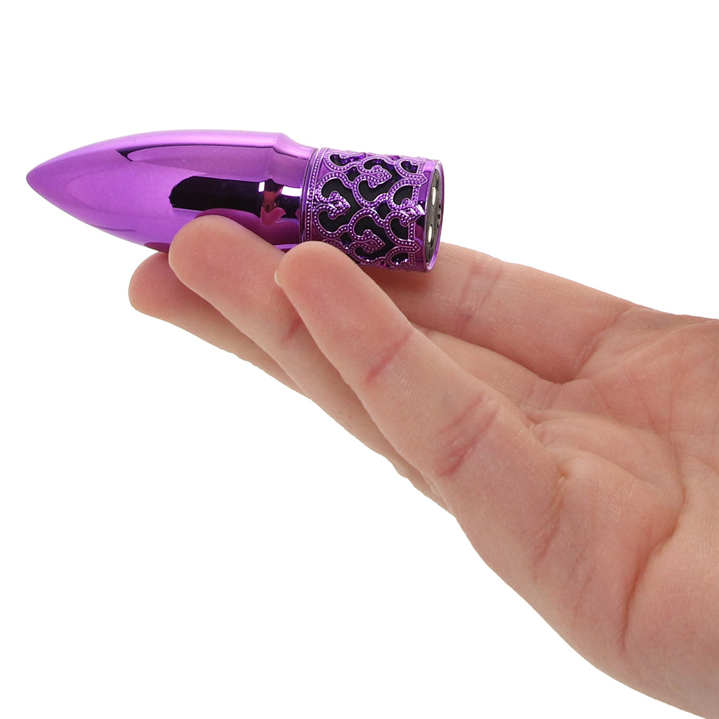 Shots Toys Royal Gems Glitter Bullet Vibe in Purple - Vibrators - HoneyHugs Canada (View 4)
