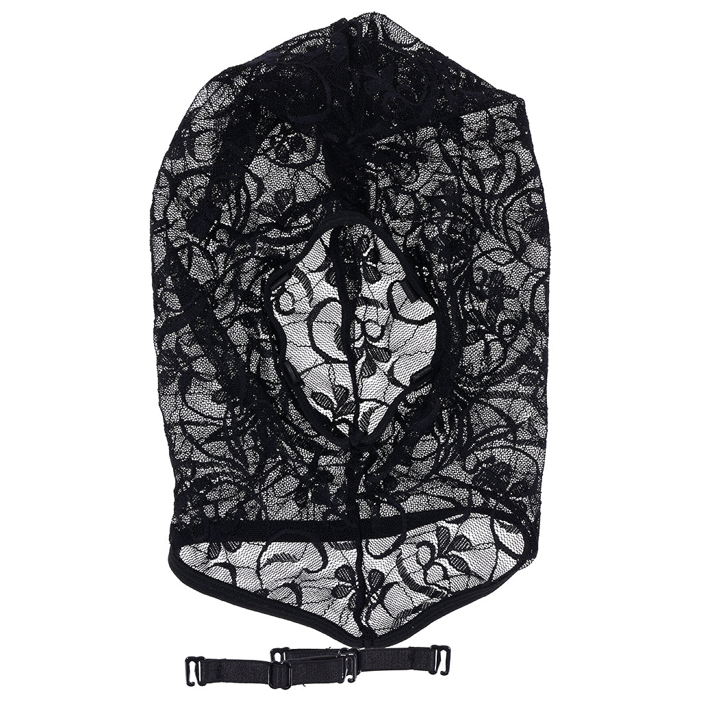 Sex & Mischief Lace Hush Hood: Shrouded Mystery, Unveiled Desire