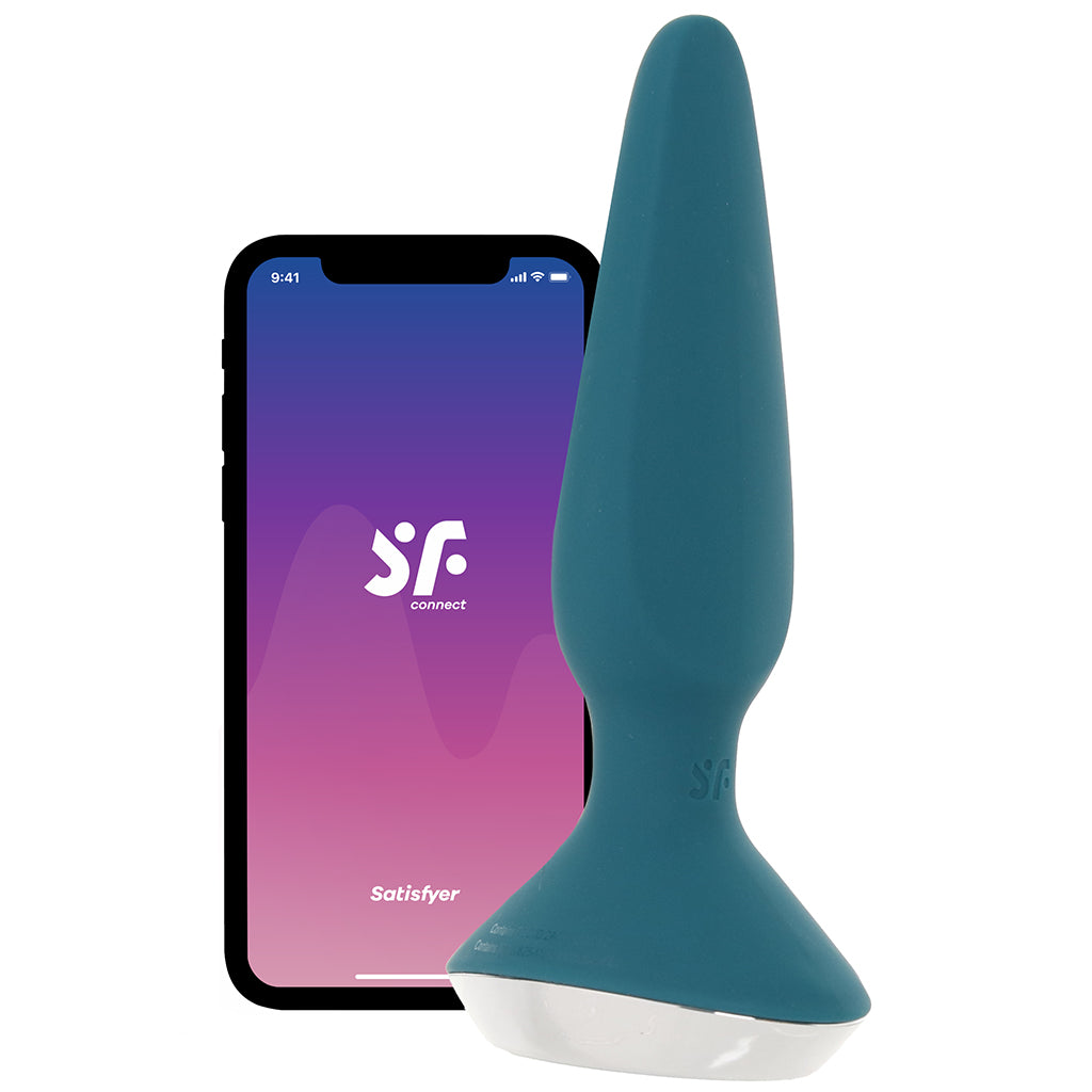 Satisfyer Satisfyer Plug-ilicious 1 Anal Vibe in Petrol - Vibrators - HoneyHugs Canada