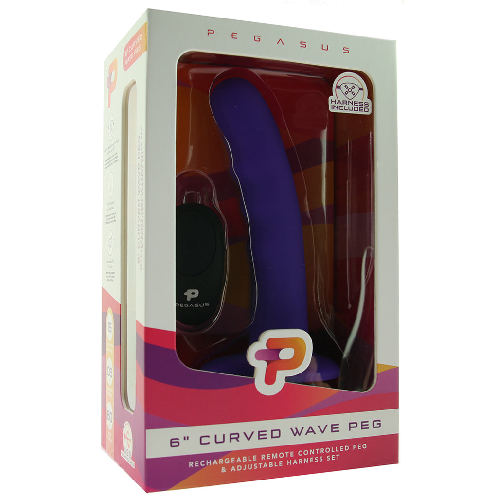 Pegasus Pegasus Curved Wave 6 Inch Vibrating Pegging Set - Vibrators - HoneyHugs Canada (View 6)