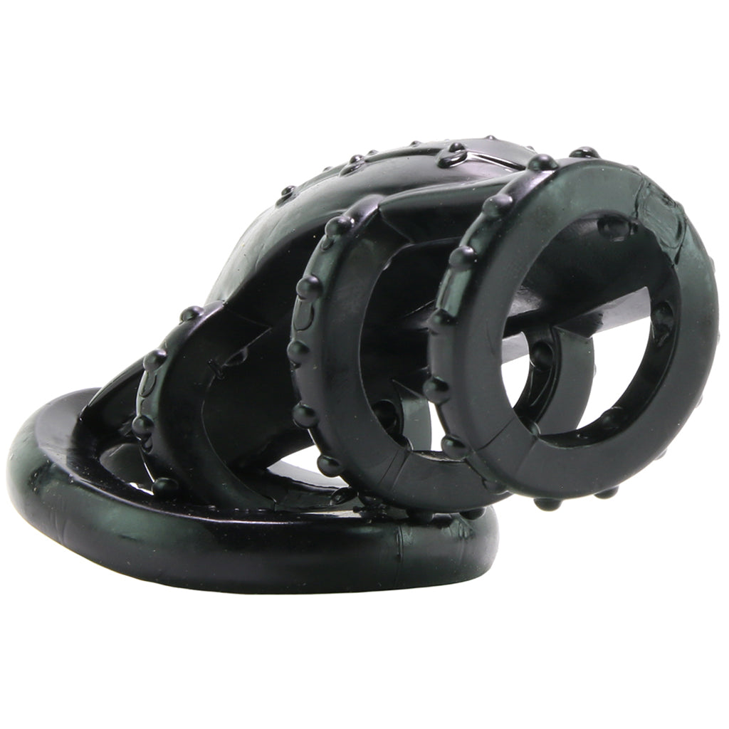 Dr. Love's Dr. Love's Zinger Vibrating Cock Cage in Black - Vibrators - HoneyHugs Canada