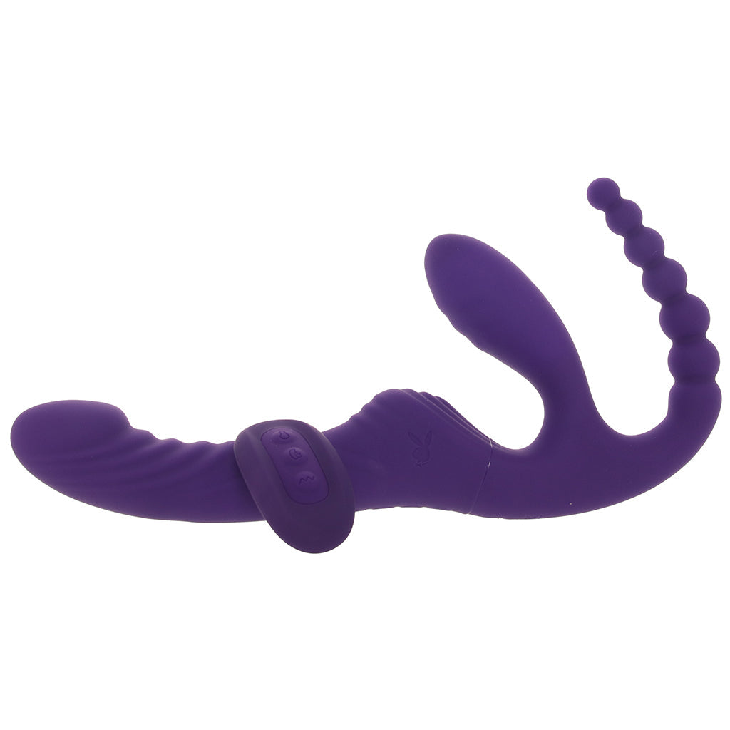 Playboy Playboy Hug It Out Strapless Strap-on Vibe - Vibrators - HoneyHugs Canada (View 5)