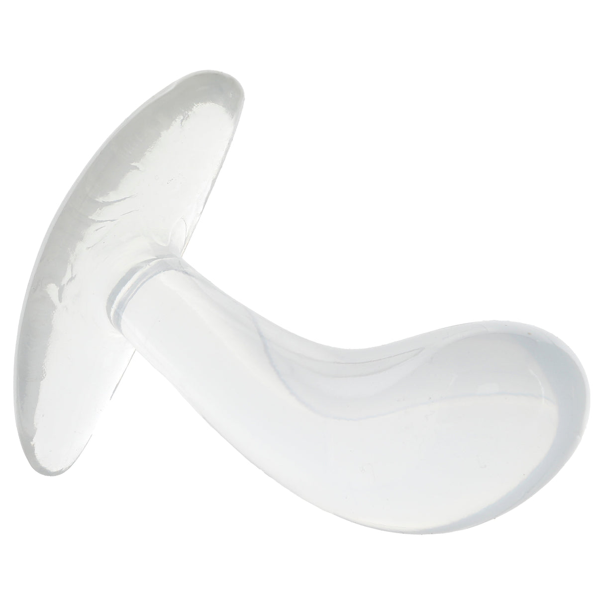 Crystal Jellies Curved Anal Trainer Set in Clear