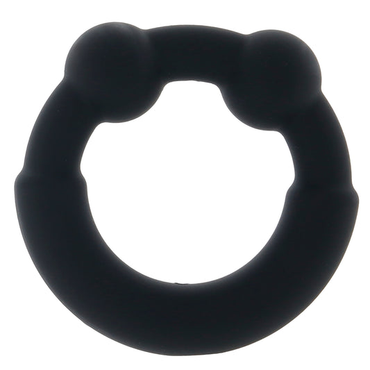 Axel Liquid Silicone Reinforced Super Stretch C-Ring in Bla