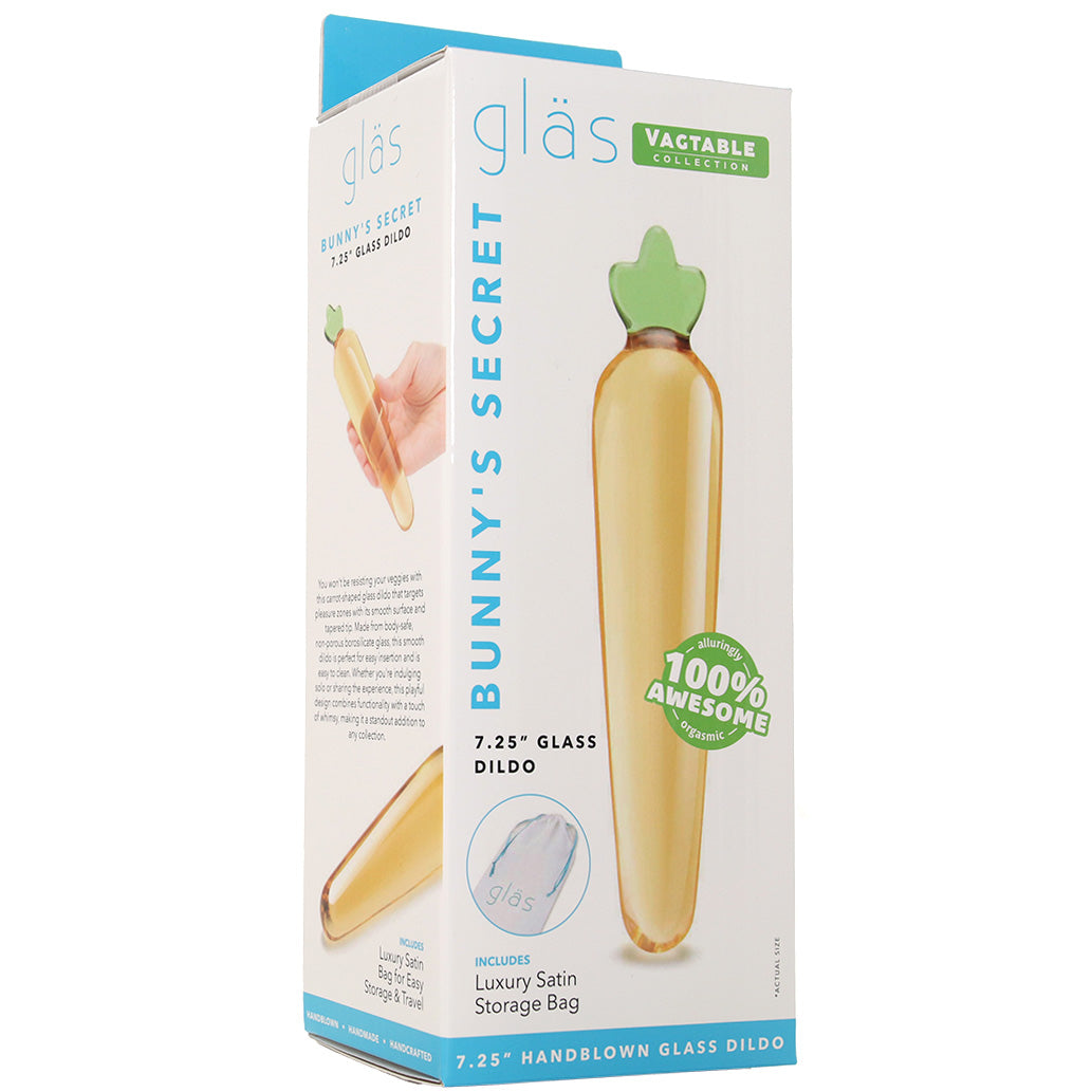 gläs Bunny's Secret Glass Dildo