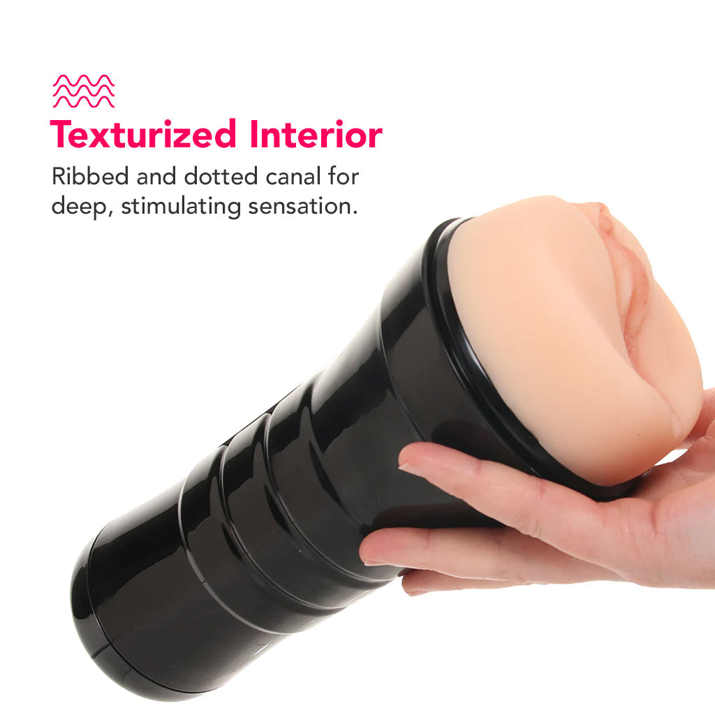Pipedream Extreme Toyz PDX Wet Pussies Super Juicy Snatch XXL Stroker in Light - Male Masturbators - HoneyHugs Canada (View 4)