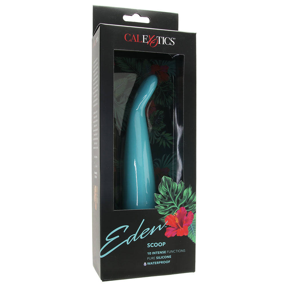 CalExotics Eden Silicone Scoop Vibe in Teal - Vibrators - HoneyHugs Canada (View 6)