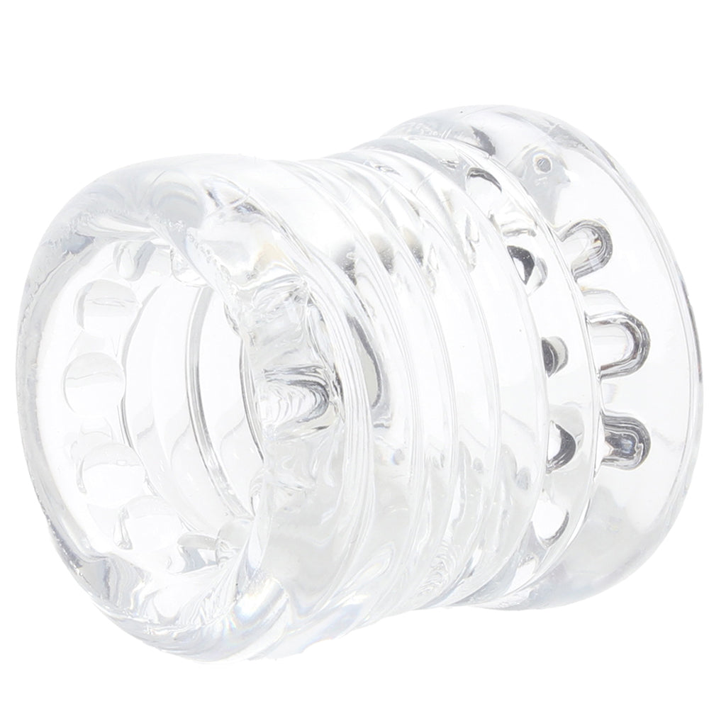 Master Series Clear Ball Stack Ball Stretcher - Elevate Sensation & Endurance
