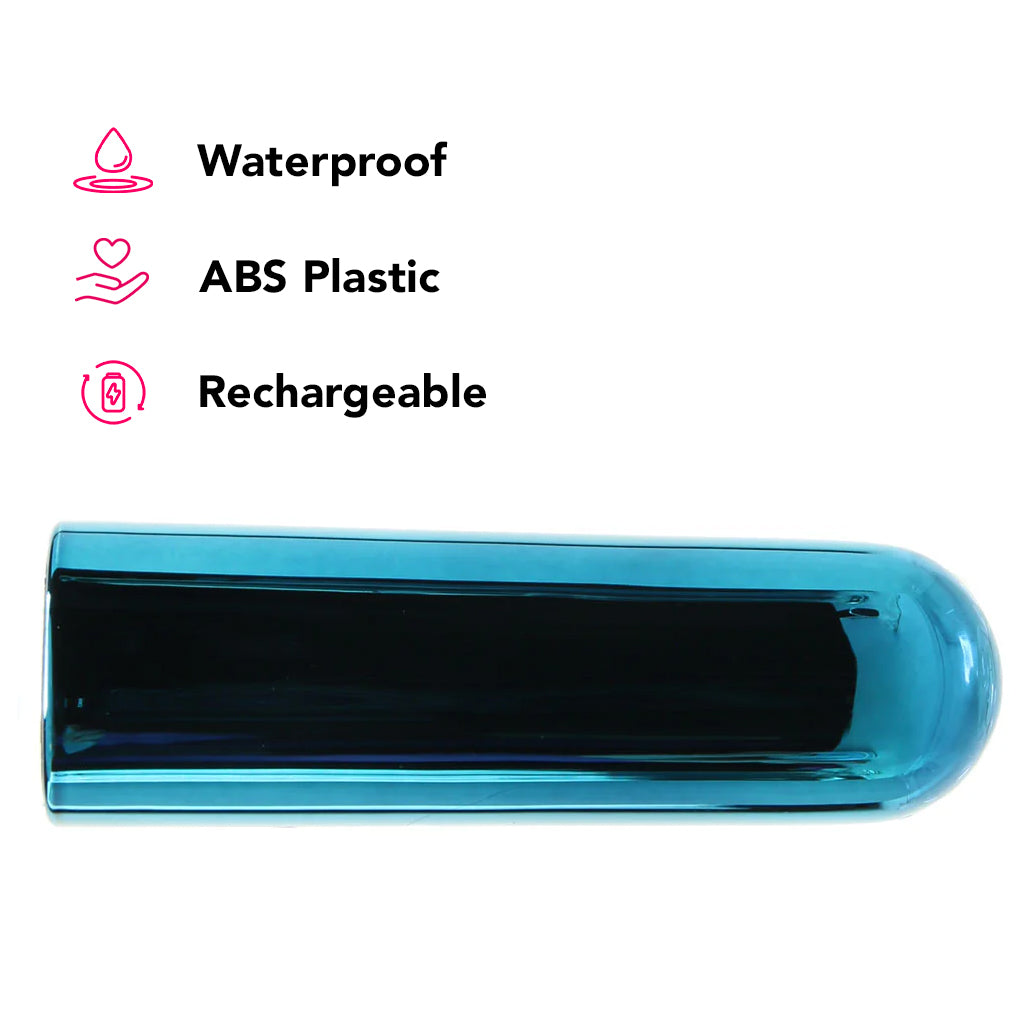 Glam Rechargeable Bullet Vibe in Blue