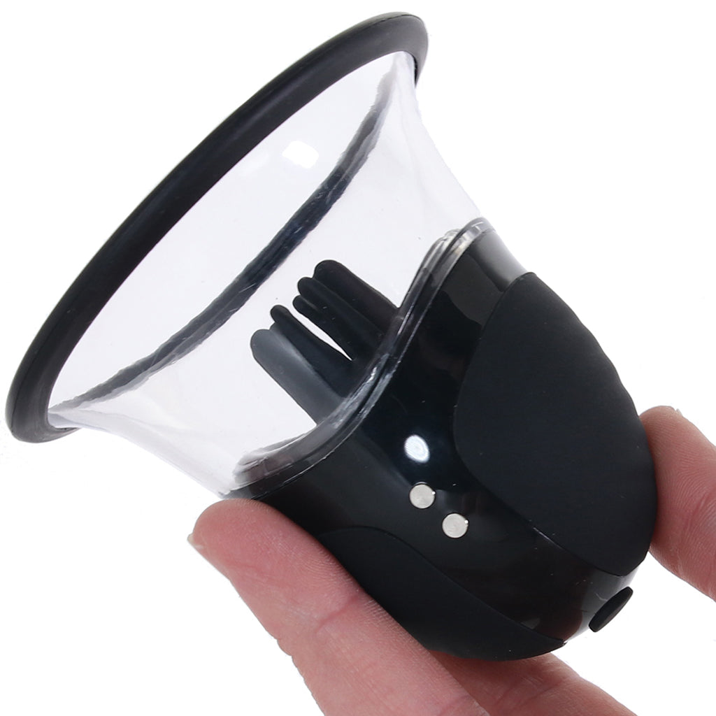 Size Matters Black Rotating Nipple Suckers - 10 Patterns, Premium Pleasure