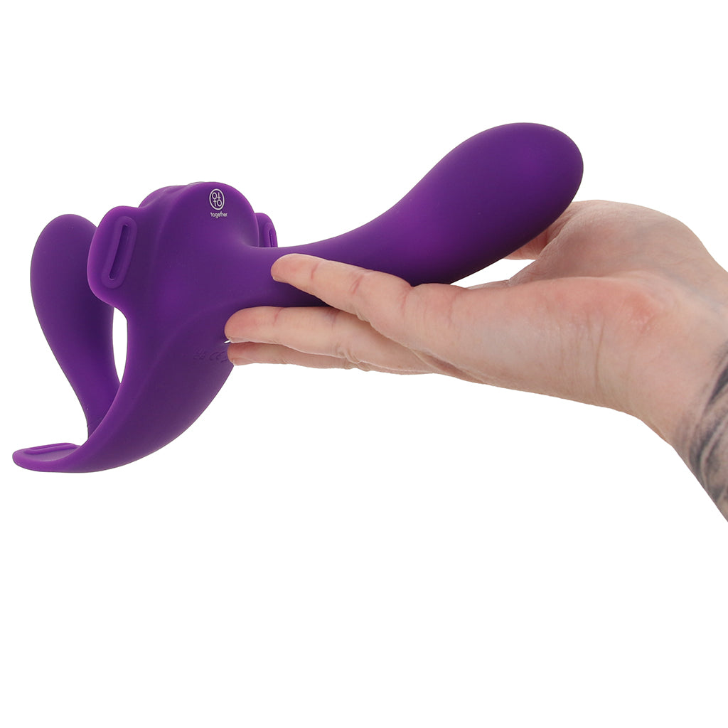 Together Together Lock-In Vibrating Strap-On Set - Vibrators - HoneyHugs Canada (View 4)