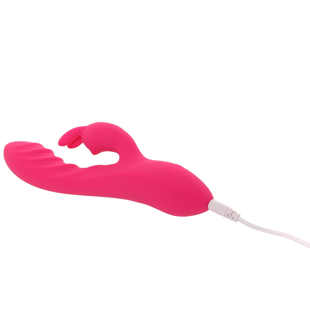 Blush Sexy Things Wild Lust Ribbed Rabbit Vibe - Vibrators - HoneyHugs Canada (View 7)