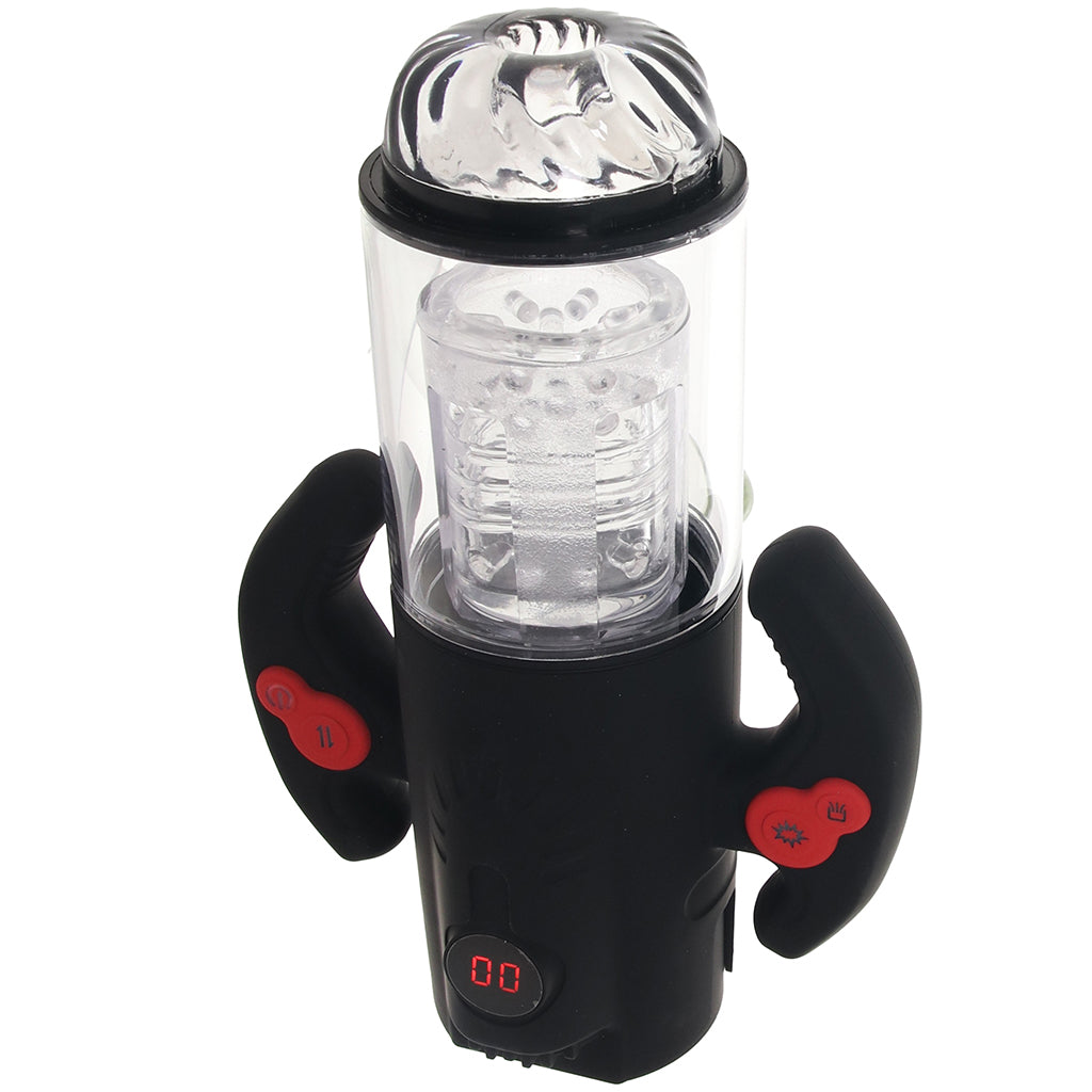 Jock Turbo Max Spinning, Thrusting & Sucking Masturbator