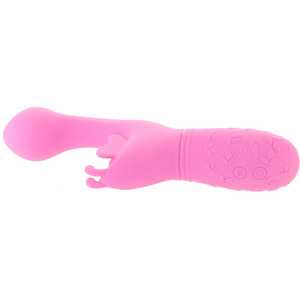 CalExotics Rechargeable Butterfly Kiss Vibrator in Pink - Vibrators - HoneyHugs Canada (View 5)