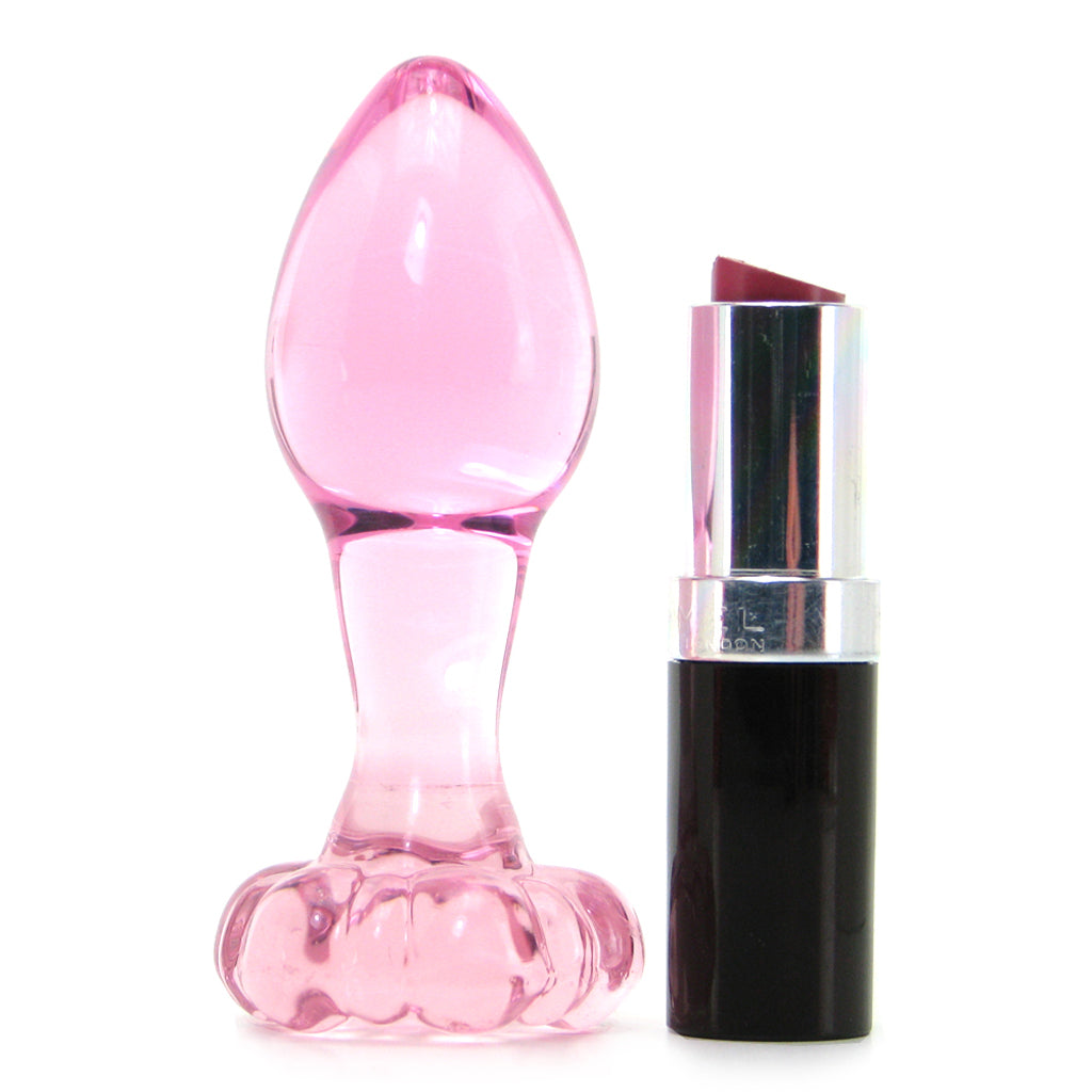 Icicles No. 48 | Hand-Blown Pink Glass Butt Plug | Beginner-Friendly & Luxurious Anal Toy