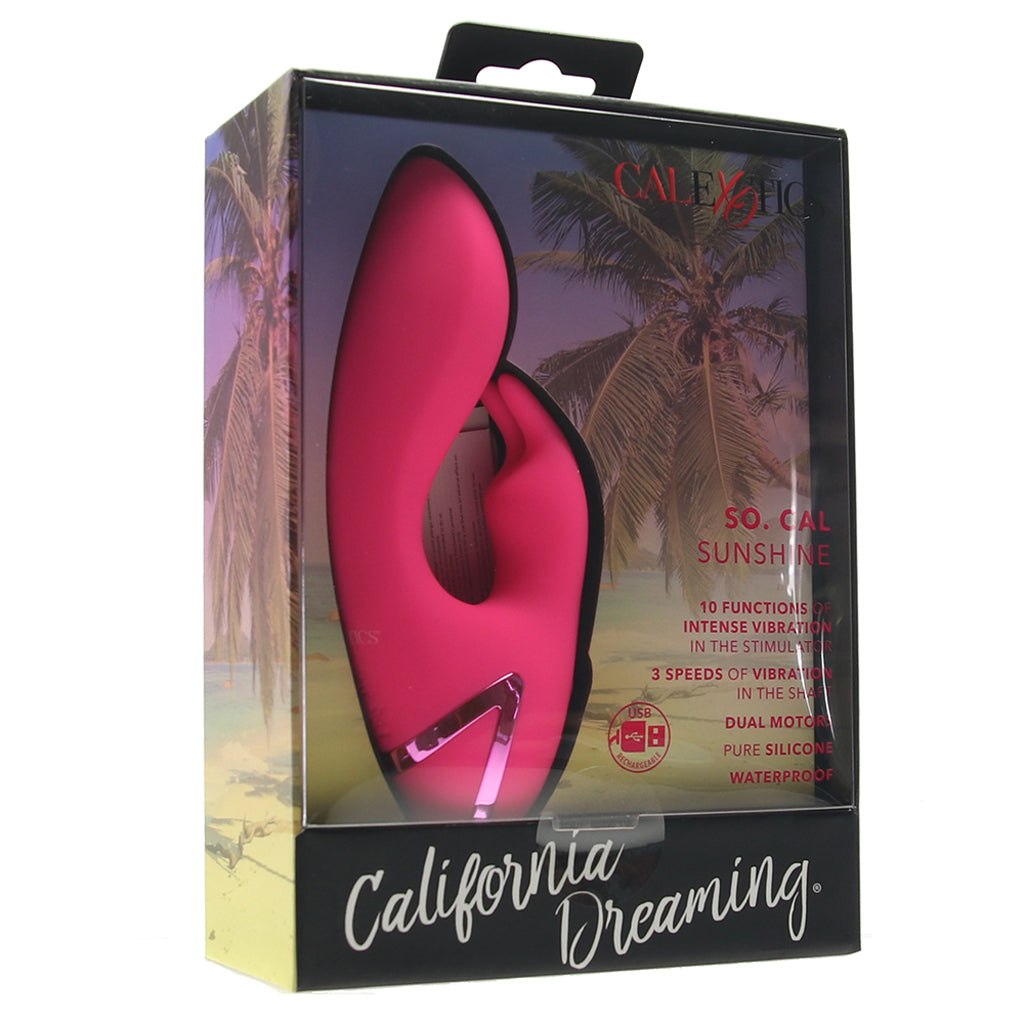 California Dreaming California Dreaming So.Cal Sunshine Rabbit Vibe in Pink - Vibrators - HoneyHugs Canada (View 6)