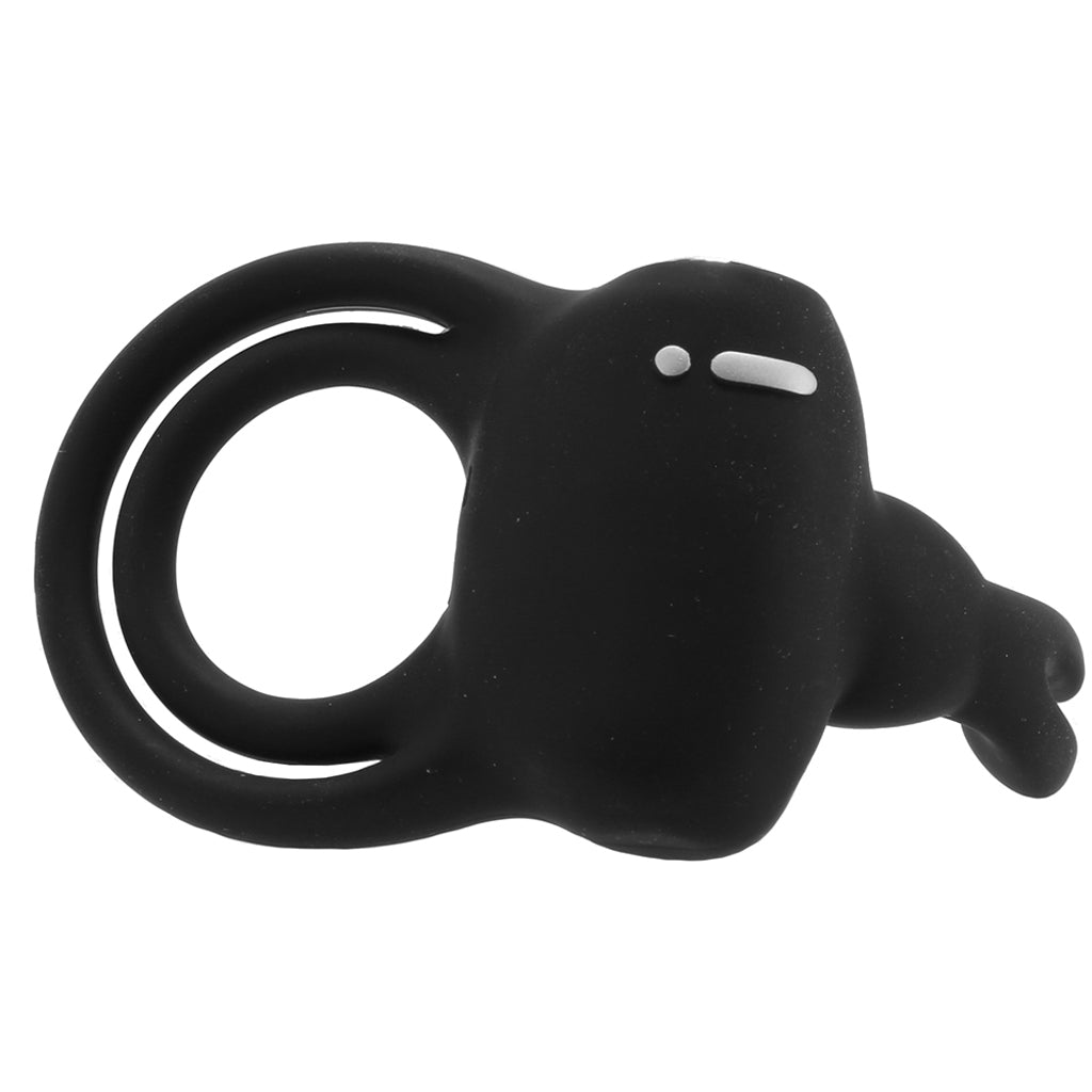 Happy Rabbit Happy Rabbit Vibrating Cock Ring in Black - Vibrators - HoneyHugs Canada (View 3)
