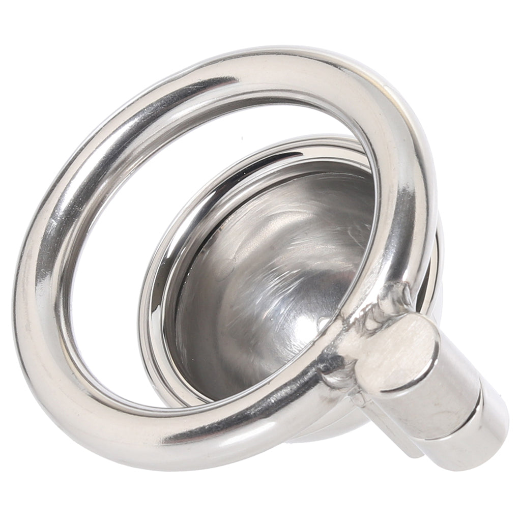 Lockmaster Inverted Micro Chastity Cage: Ultimate Stainless Steel Dominance