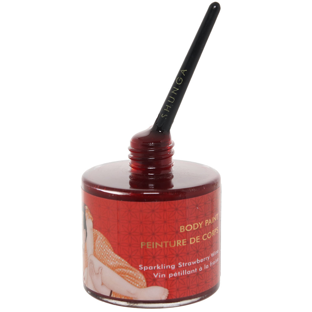 Edible Body Paint 1.7oz/50ml in Sparking Strawberry Wine