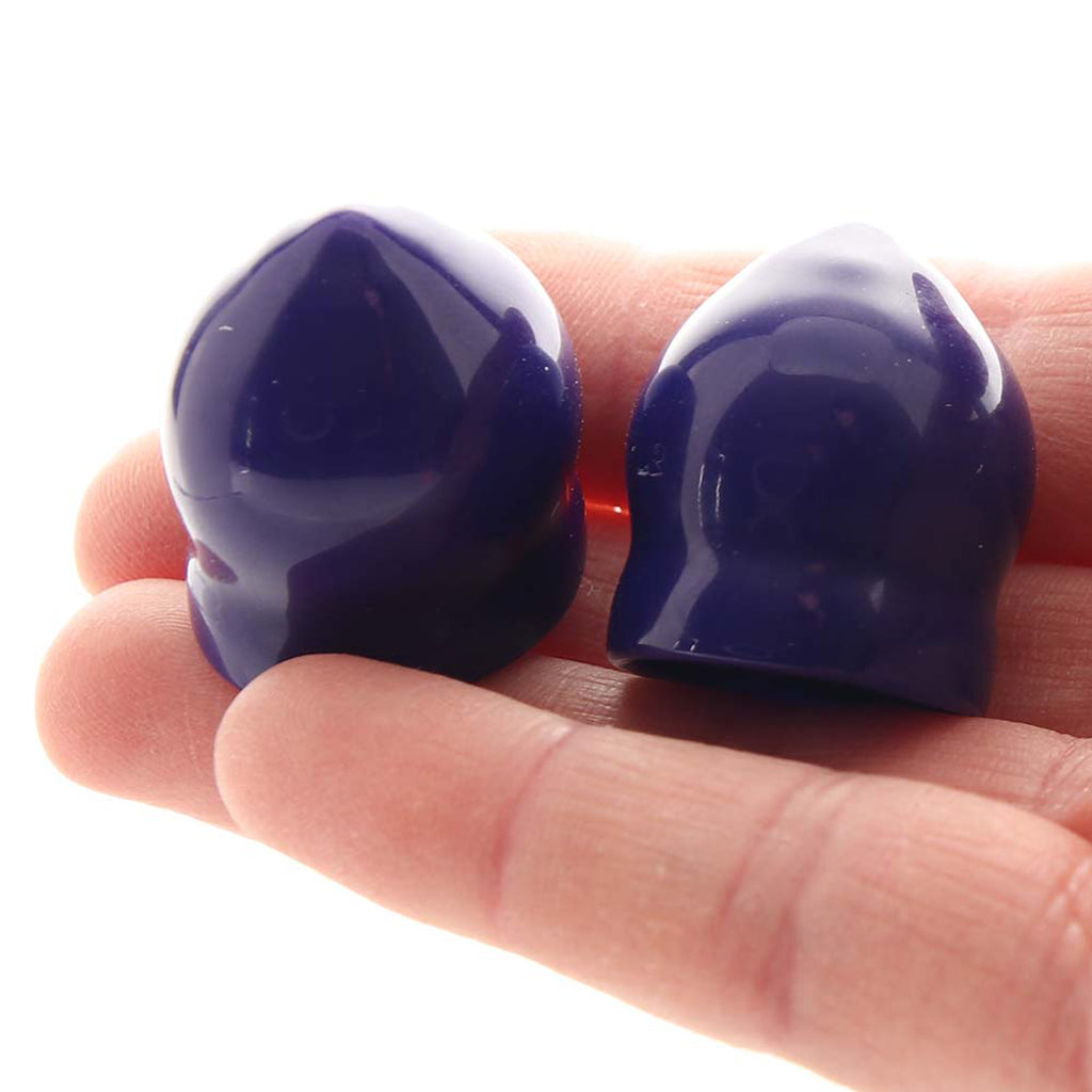 CalExotics Mini Nipple Suckers: Plush Purple Suction for Sensuous Nipple Stimulation