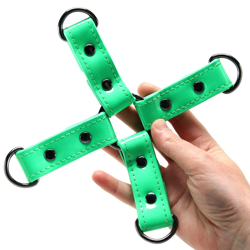 Electra Play Things Radiant Neon Green Hog Tie | Versatile & Luminous Restraint