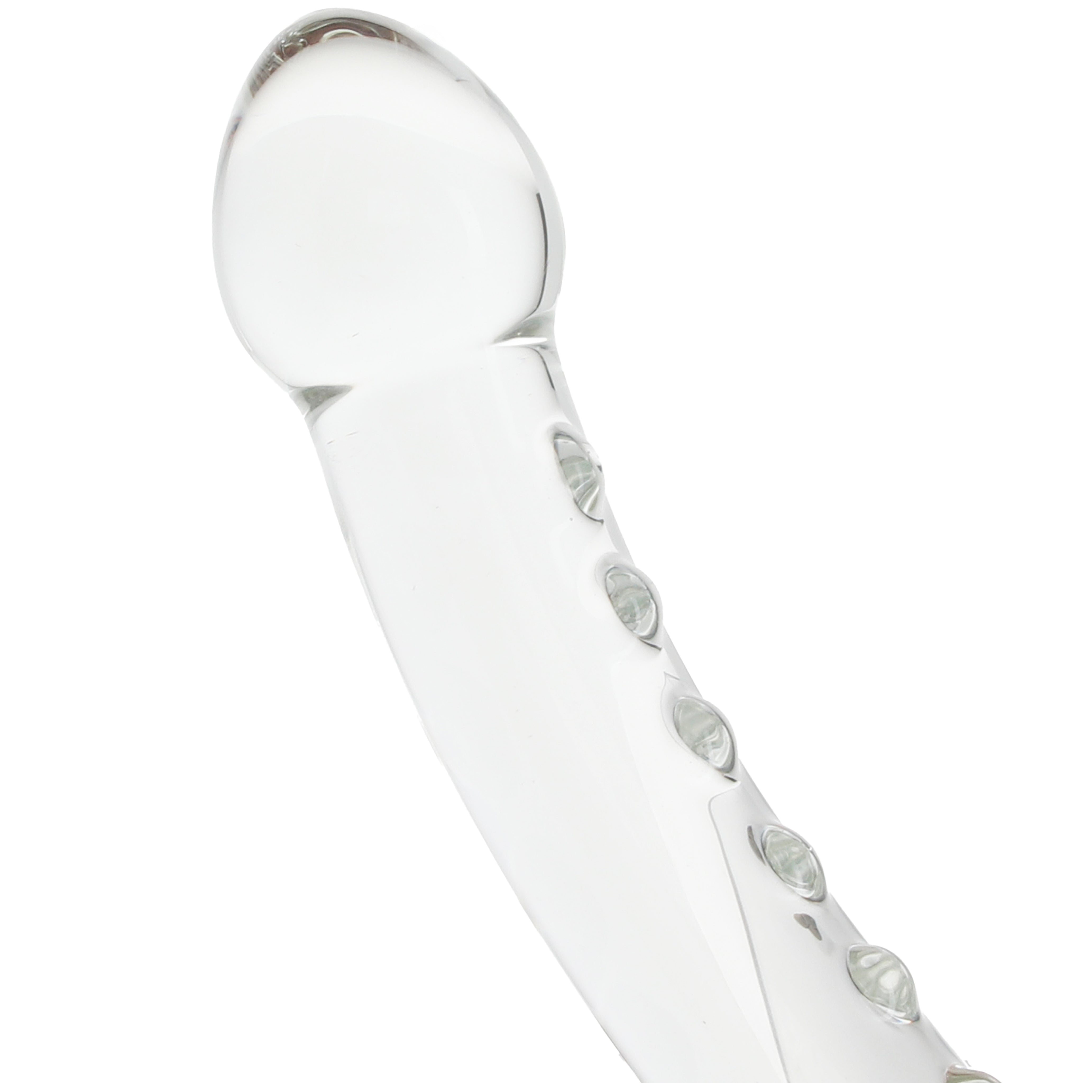 Clarity Celestial Ridge Double-Ended Glass Dildo
