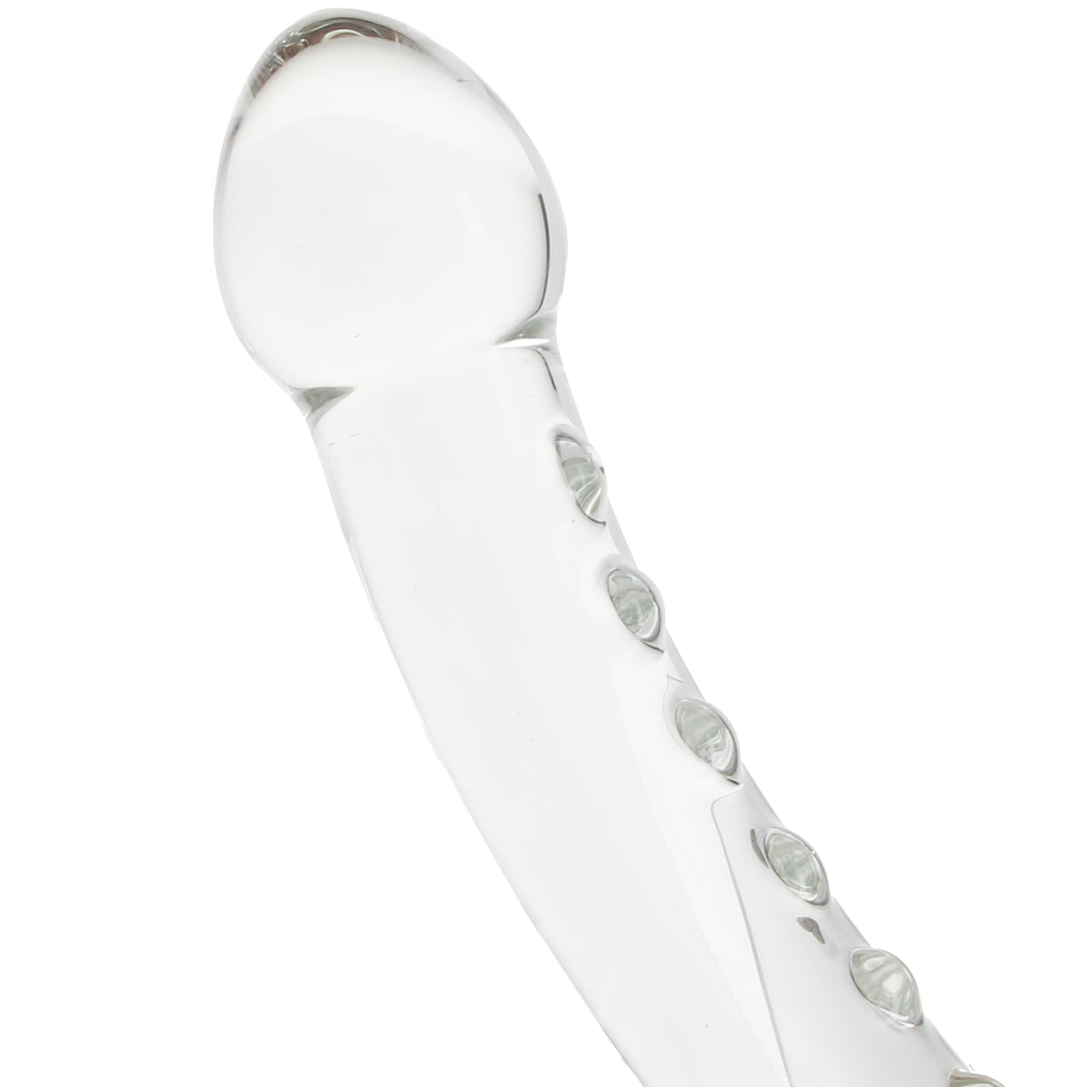 Clarity Celestial Ridge Double-Ended Glass Dildo