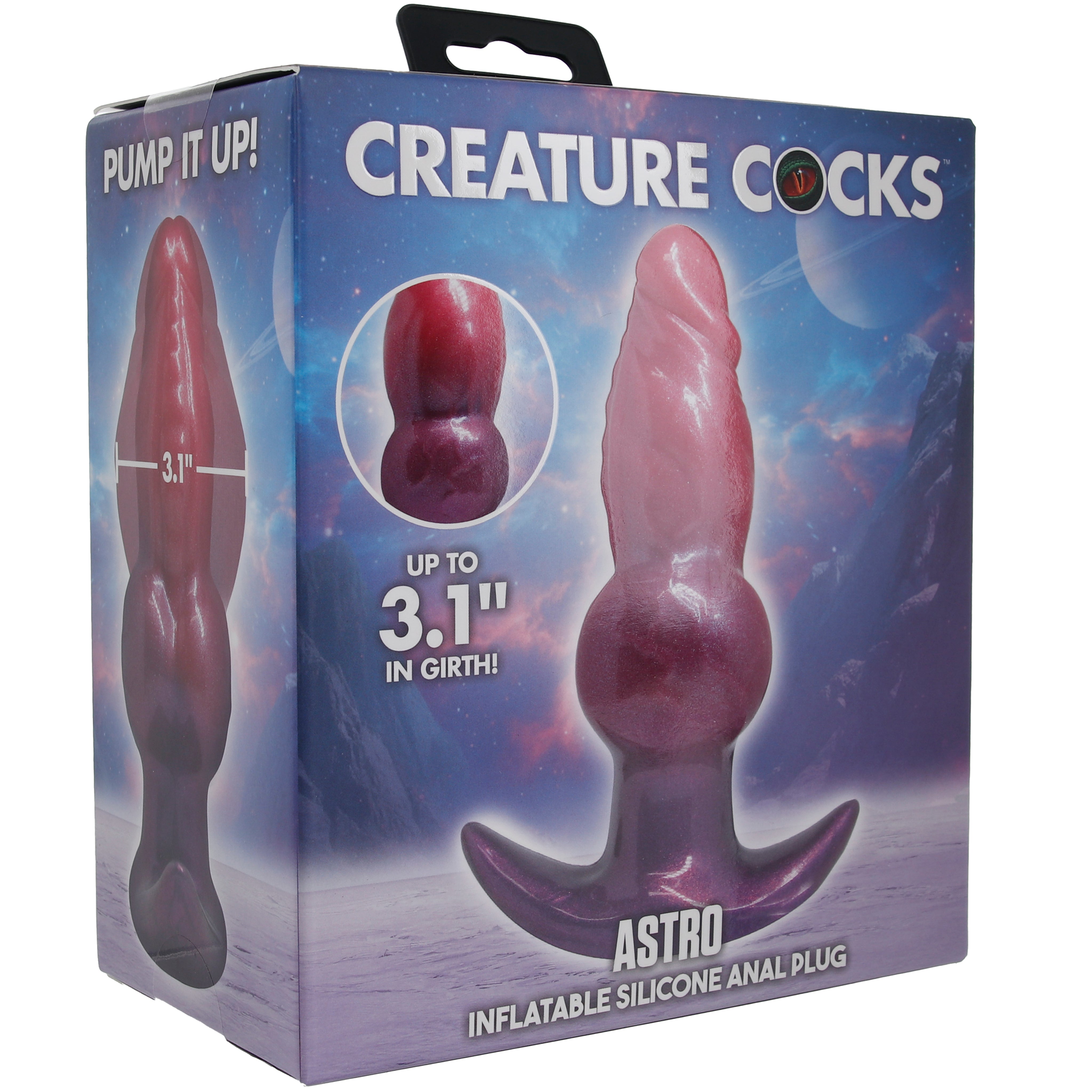 Creature Cocks Astro Inflatable Butt Plug