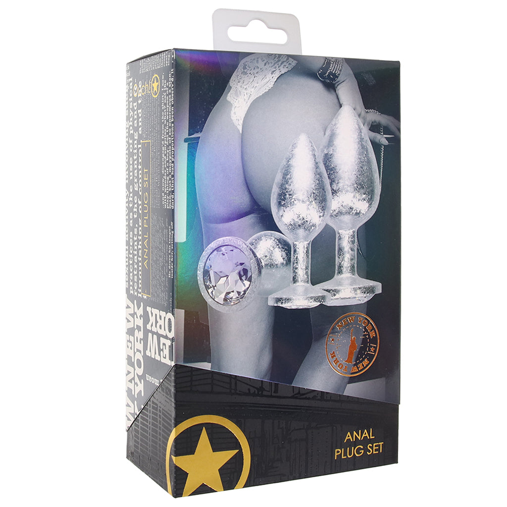 Ouch! New York Collection Metal Anal Plug Set