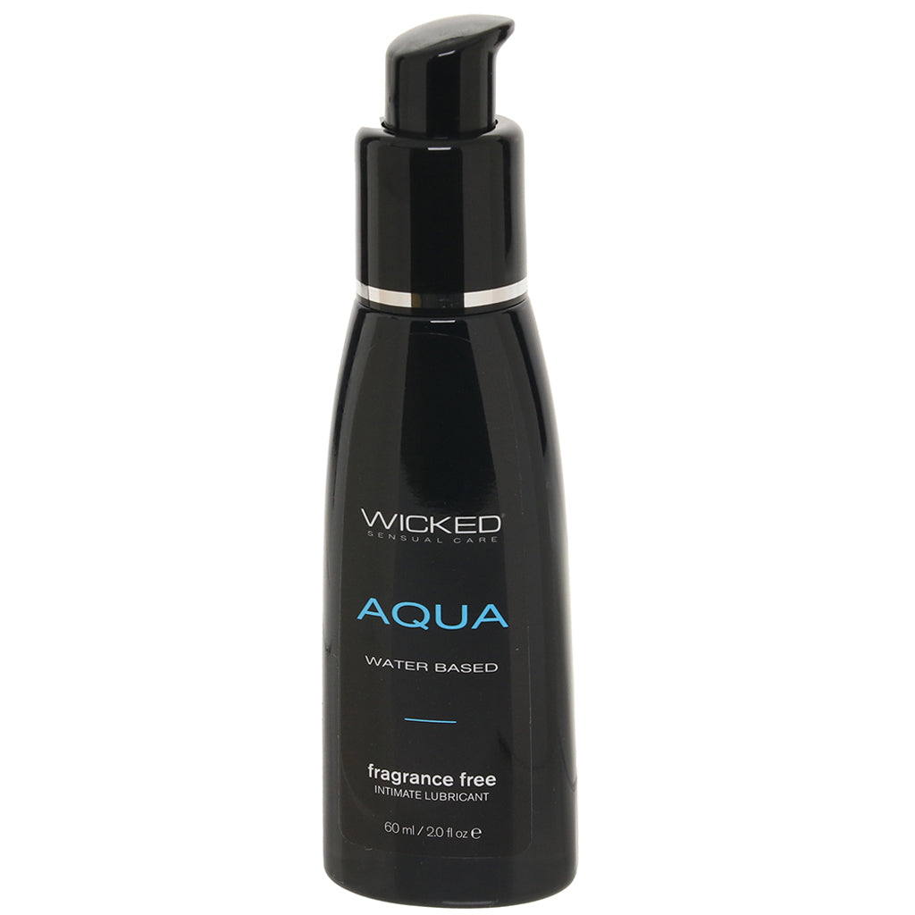 Wicked Aqua Lube: Silky, Fragrance-Free Water-Based Lubricant for Pure Pleasure