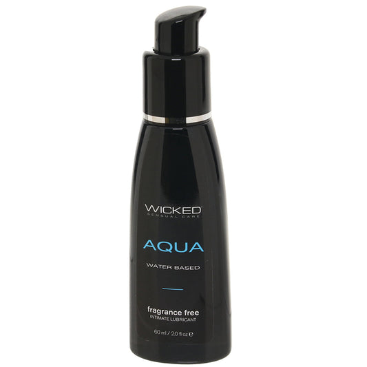 Wicked Aqua Lube: Silky, Fragrance-Free Water-Based Lubricant for Pure Pleasure