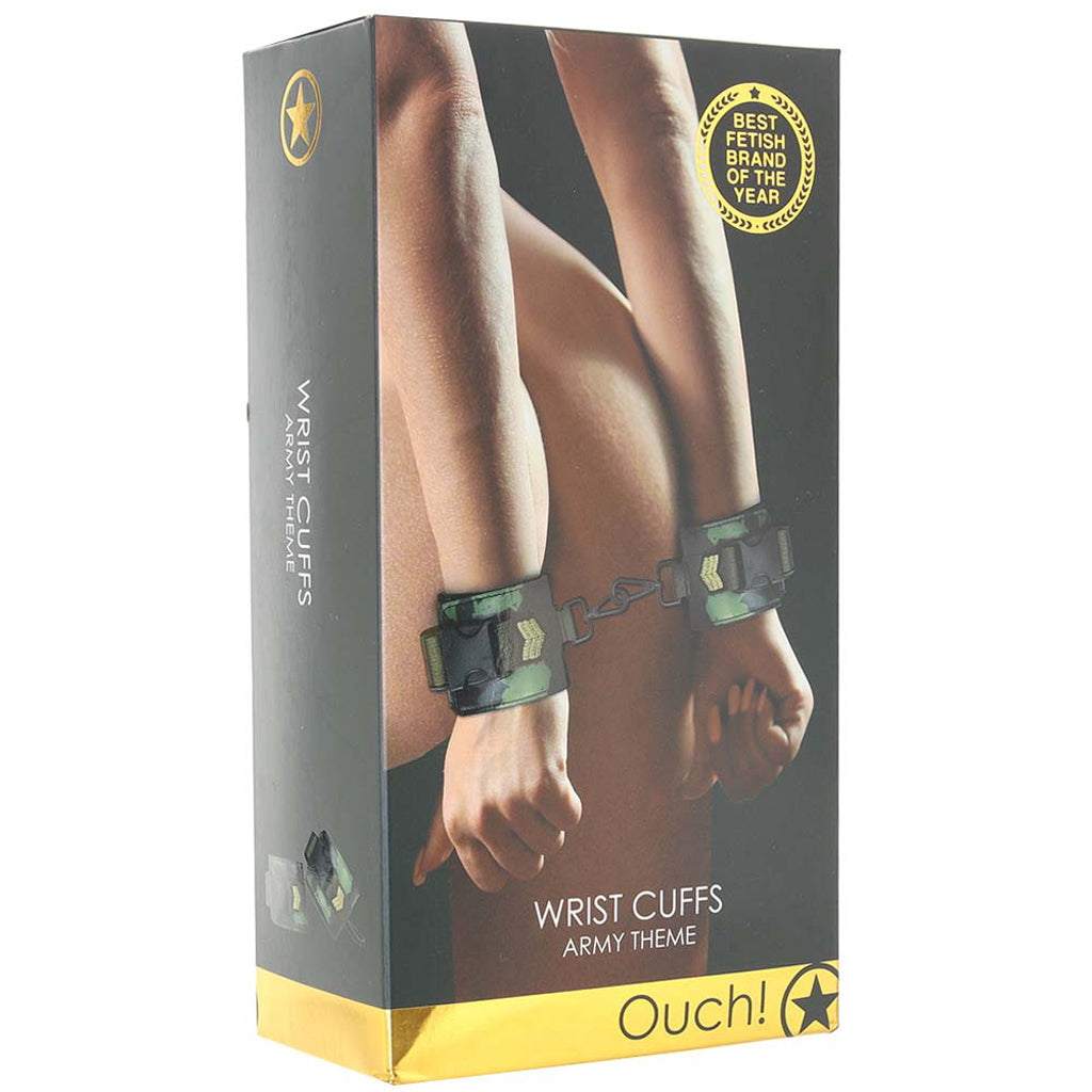 Ouch! Army Themed Wrist Cuffs