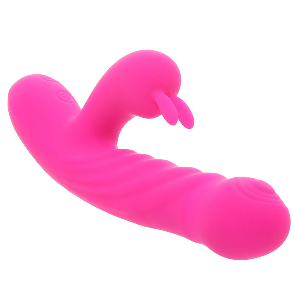 Bang! Bang! Thrusting & Vibrating Rabbit - Vibrators - HoneyHugs Canada (View 2)
