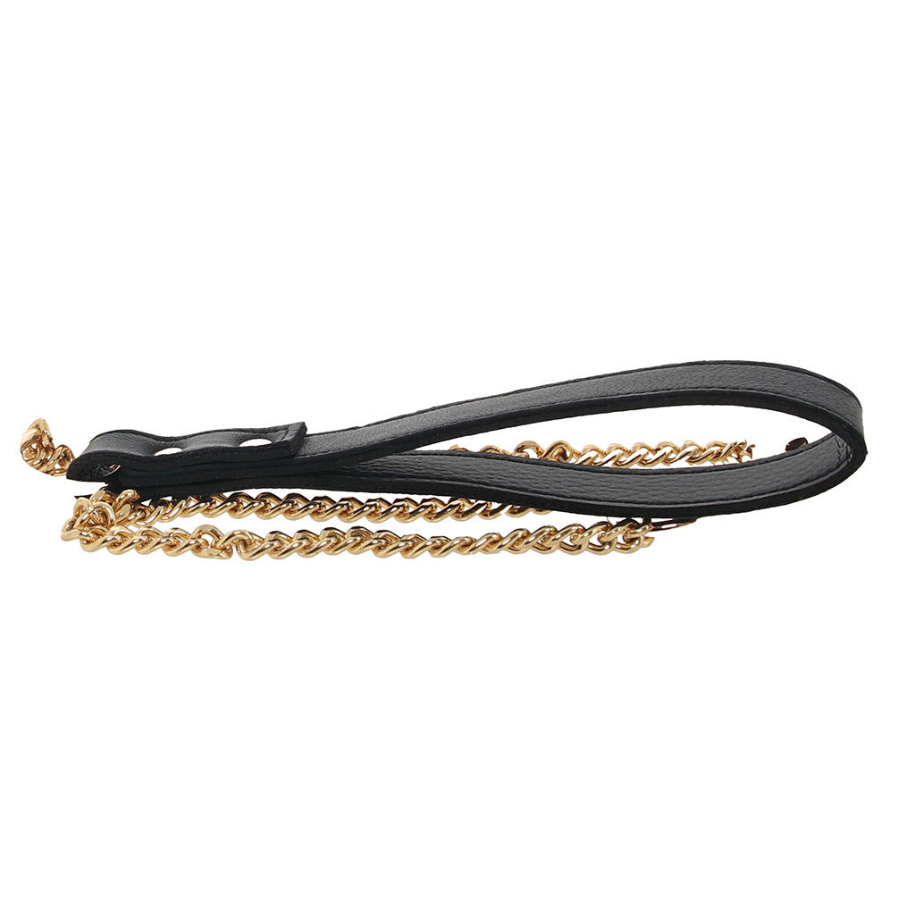 Leather Dog Lead Chain Leash