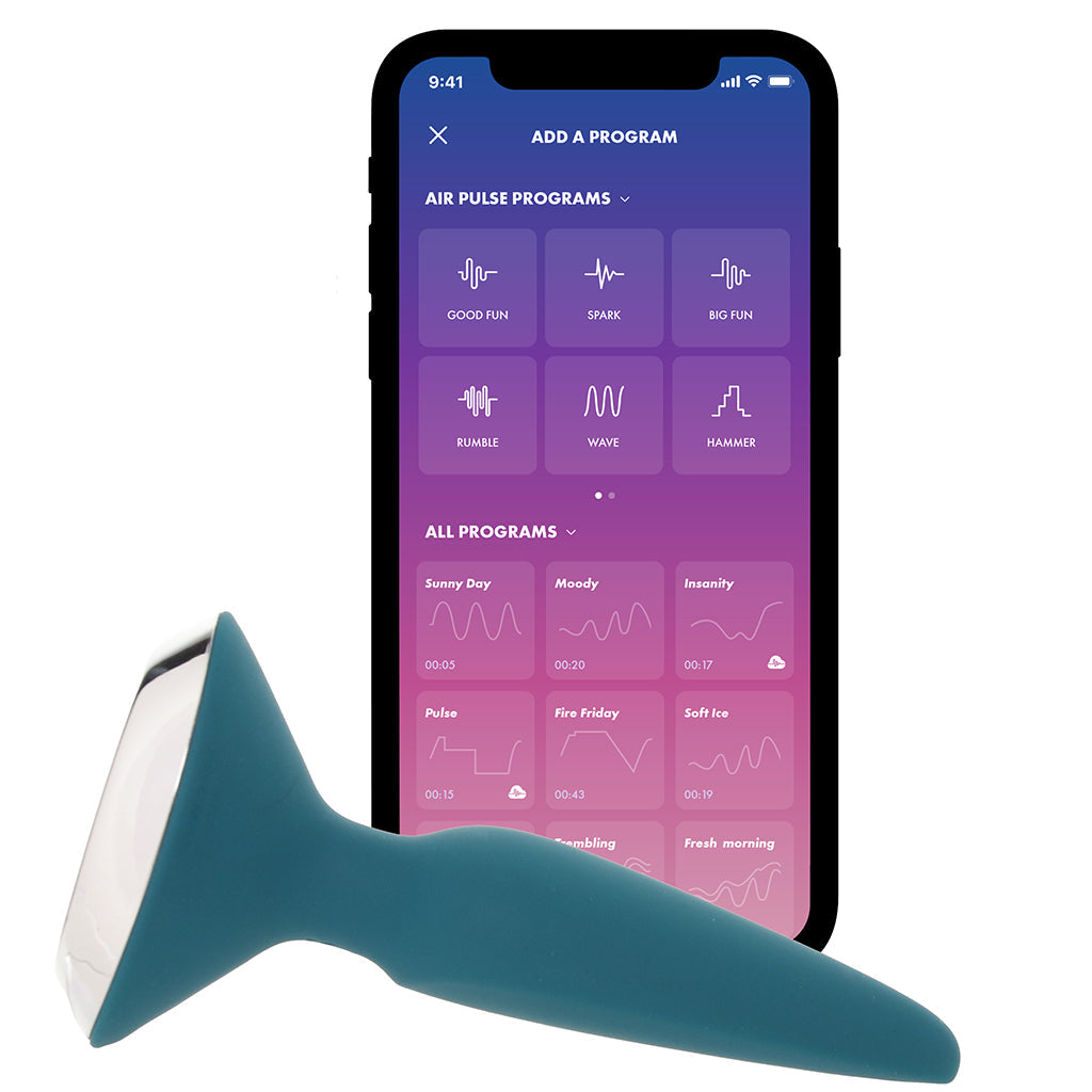 Satisfyer Satisfyer Plug-ilicious 1 Anal Vibe in Petrol - Vibrators - HoneyHugs Canada (View 5)