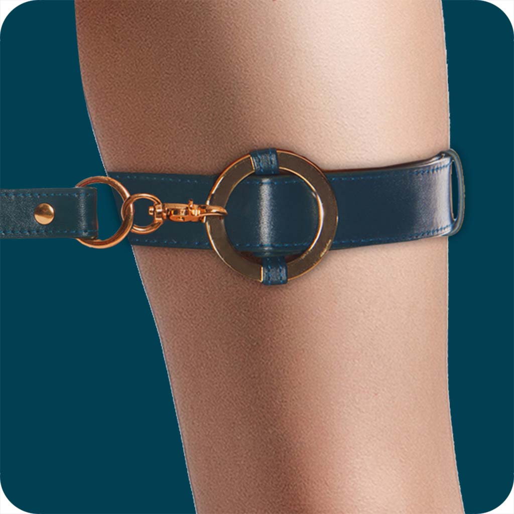 Ouch! Halo Thigh Cuffs in Green