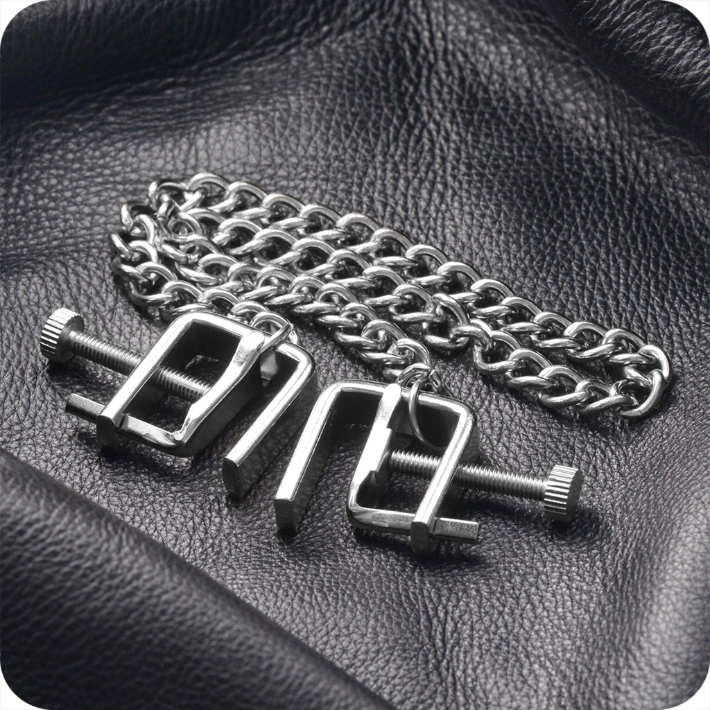 Master Series Pressure Vice: Adjustable Metal Nipple Clamps for Exquisite Intensity