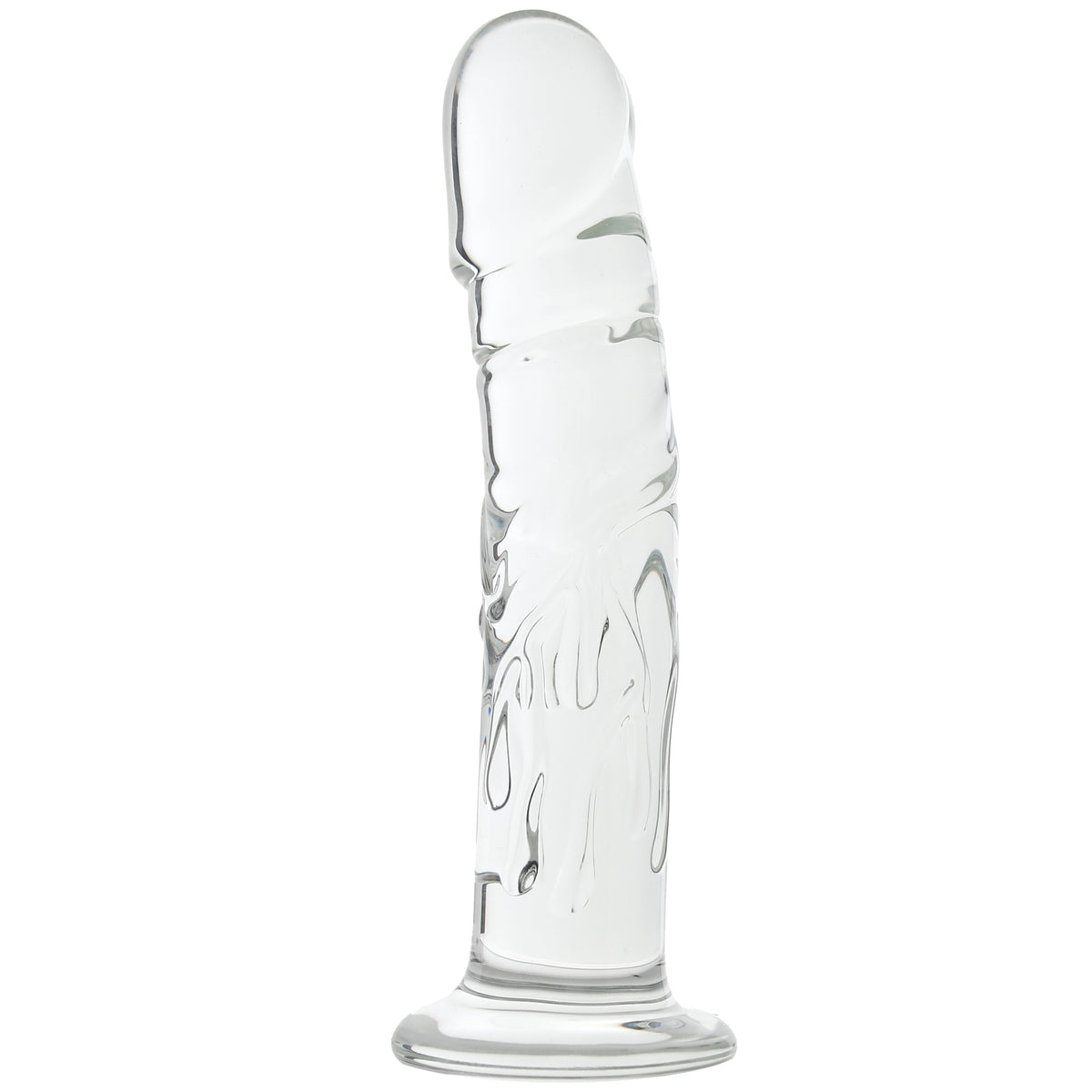 Clarity Seraphic Ripple Wavy Wonder Glass Dildo | G-Spot & Textured Pleasure