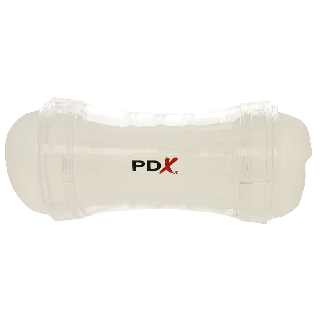 PDX Wet Pussies Super Flip-A-Pussy Over Stroker in Clear