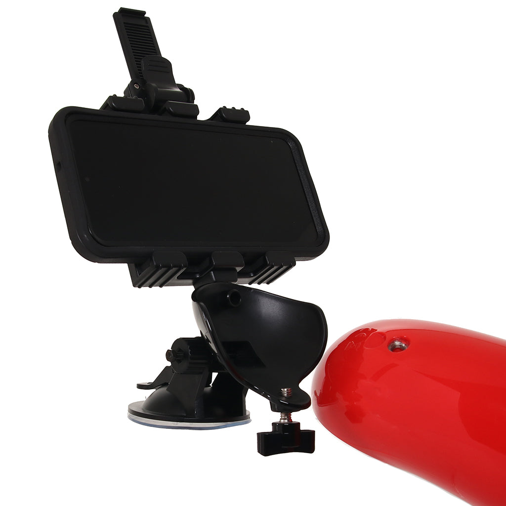 Extreme Mega-Bator Mouth in Red/Clear