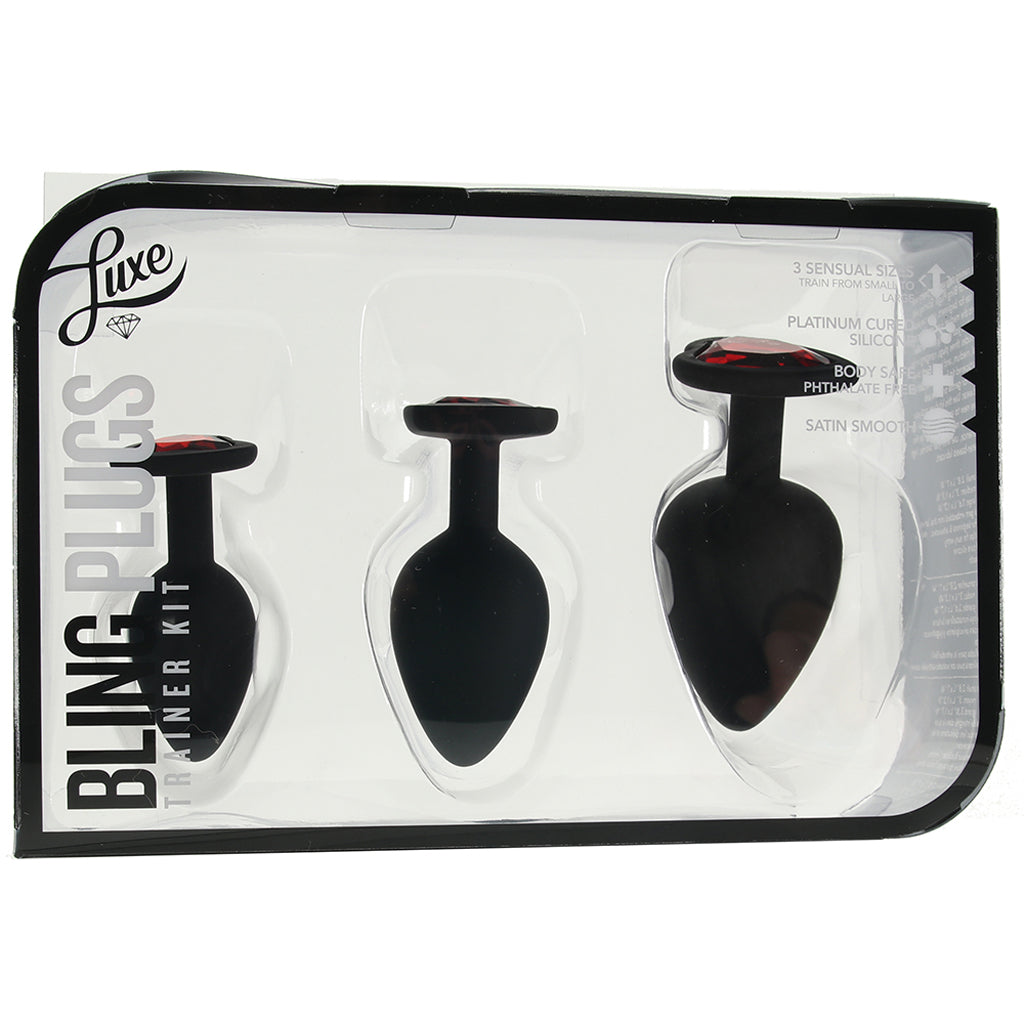 Luxe Bling Butt Plug Kit: Dazzling Pleasure, Graduated Sensation, Exquisite Design